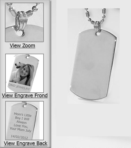 engrave p24s dog tag