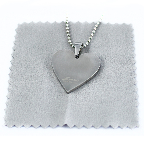 316L Stainless Steel Paved Heart 