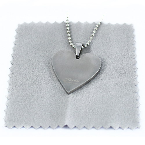 316L Stainless Steel Paved Heart